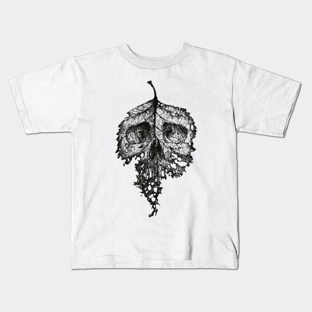 Dead Leaf Kids T-Shirt by Moutchy